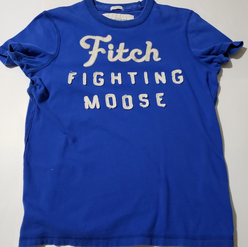 Blue Small Patch Tshirt